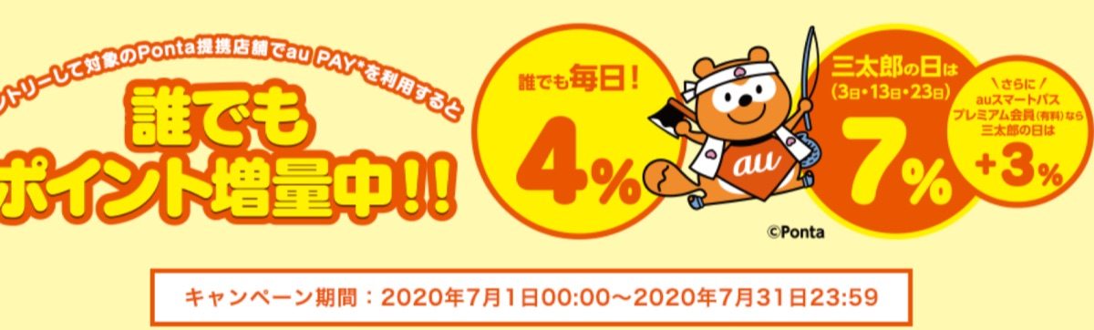 Ponta統合記念キャンペーン