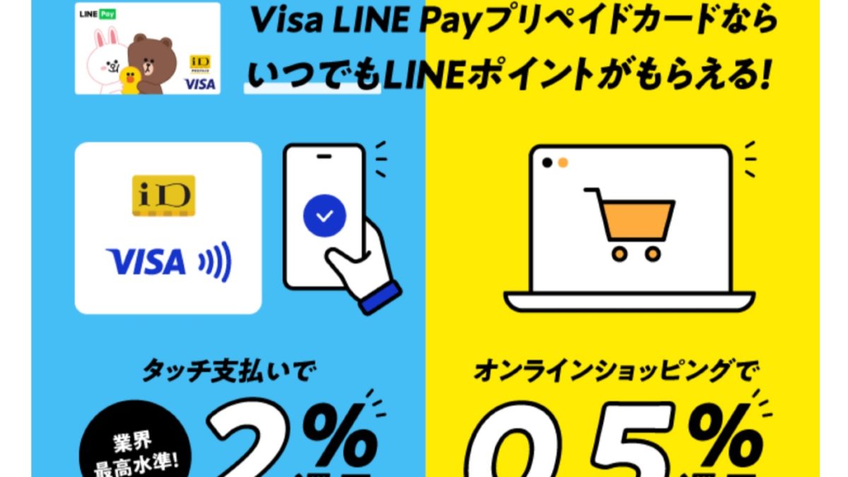 Visa LINE Payプリペイドカード