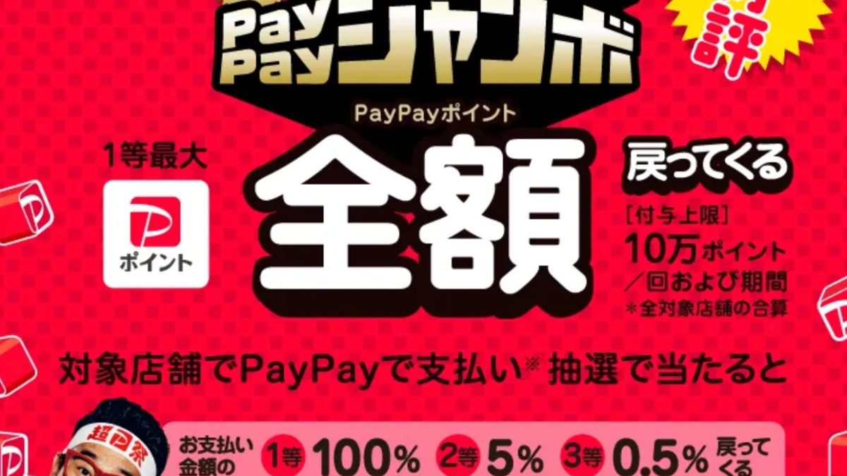 大好評！超PayPay祭 - キャッシュレス決済のPayPay